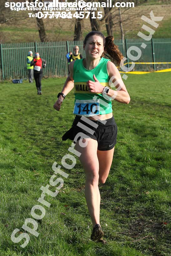 Senior womens 2020 Birtley Cross Country Relay, County Durham.  Photo: David T. Hewitson/Sports for All Pics